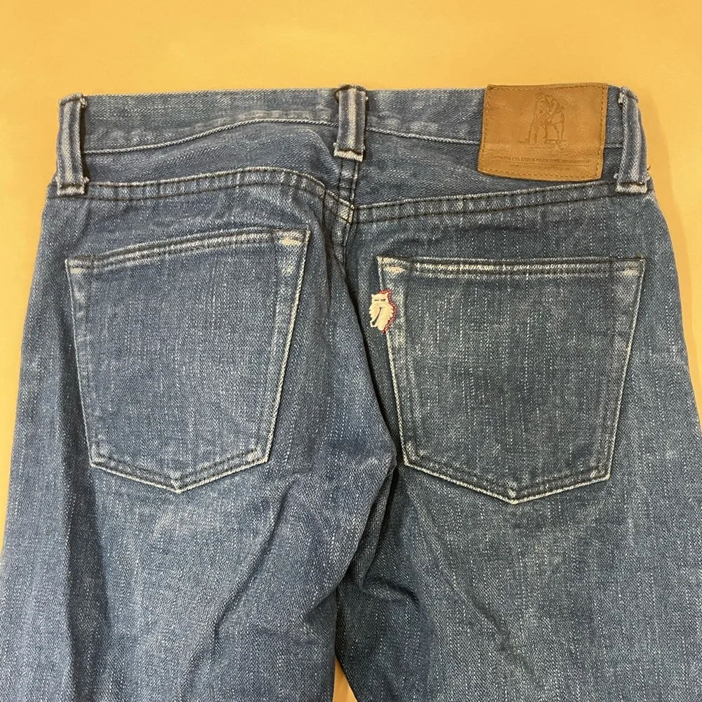 Pure Blue Japan x Blue Owl collab slim straight jean - Picture 3 of 6